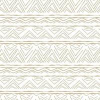 White and Beige horizontal Seamless repeat pattern Random rough twisted part of triangles or broken lines part of circles shapes vector