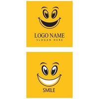 Smile emotion icon vector illustration design template