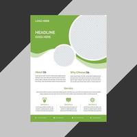 poster flyer brochure cover design layout free vector template in A4 size