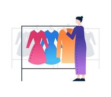 Choose Your Cloth vector