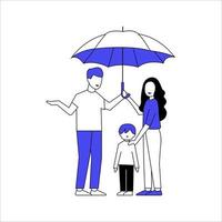 Family Health Protection vector