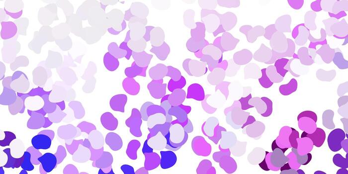 Light purple vector pattern with abstract shapes