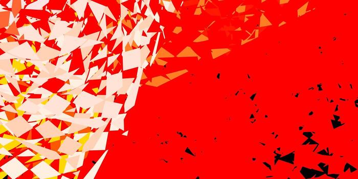 Light blue red vector layout with lines triangles