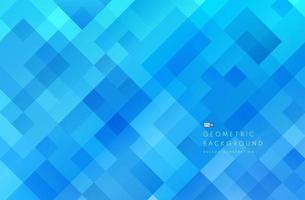 Abstract technology blue color banner. Modern light blue geometric square shape overlapping layer background with copy space. Modern futuristic pattern design. Vector illustration.