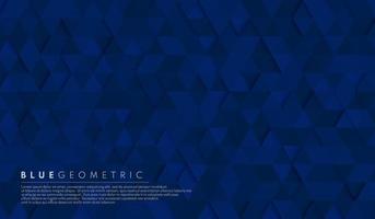 Abstract dark navy blue geometric hexagon shape background pattern. Vector for presentation design. Suit for business, corporate, institution, party, festive, seminar, and talks. Vector illustration