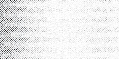 Abstract black and grey halftone dots on white background and texture with copy space. Simple pattern banner design. Vector illustration