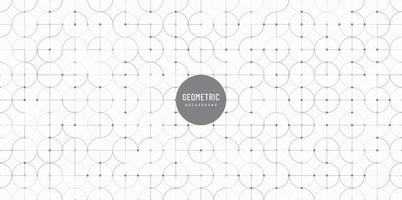 diseño moderno negro y gris de fondo de estilo geométrico. tecnología de conexión circular. diseño de patrón abstracto. que puede utilizar para la plantilla de portada, póster, banner web, folleto. ilustración vectorial vector