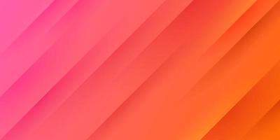 Fondo degradado rosa y naranja rojo claro abstracto con líneas de rayas diagonales y textura. diseño de banner moderno y sencillo. que puede utilizar para presentaciones de negocios, carteles, plantillas. ilustración vectorial vector