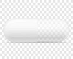 Tabletas de píldoras médicas para el tratamiento de enfermedades ilustración vectorial de stock aislado sobre fondo blanco. vector