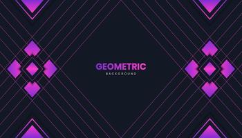 Geometric Background in Pink shapes vector