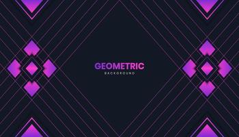 Geometric Background in Pink shapes vector