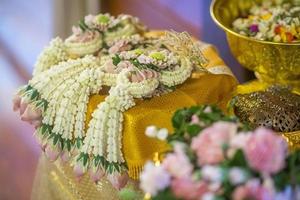 decoración de boda tailandesa foto