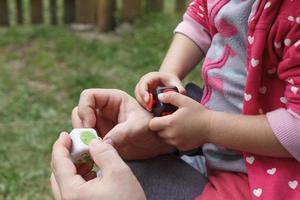 Playing with fidgets photo