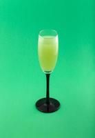 Greenery drink cocktail fancy glass photo