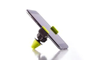 Smartphone holder, accessory ergonomic desk mobile phone holder photo