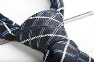 Blue stripped ties, modern wardrobe accessories photo