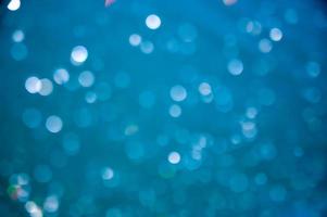 Blue bokeh abstract background. photo
