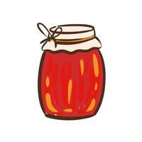 preserve pot hand draw style icon vector