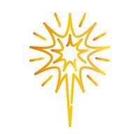 linear bright light glow decoration gradient style icon vector