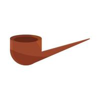 pipe tobacco hipster habit flat icon design