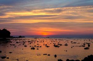 mar puesta de sol tarde tailandia phuket