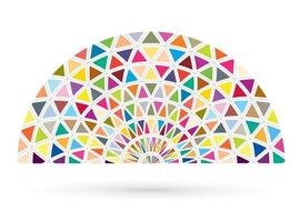 Dome Abstract Construction vector