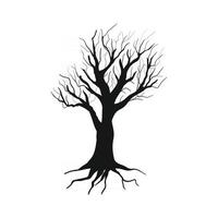 resumen de la ilustración del árbol muerto vector