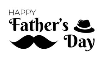 Father's Day Background. Poster, flyer, greeting card, header for website. Vector Illustration