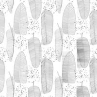Banana Palm Leaves Natural SEamless Pattern Background