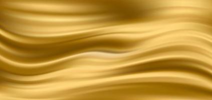 Gold silk satin fabric background. Vector Illustration. EPS10