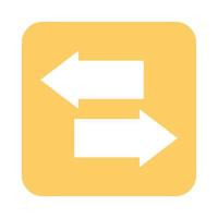 mobile application transfer data web button menu digital flat style icon vector