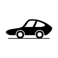 car sport model transport vehicle silhouette style icon design vector
