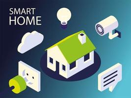 smart home automation innovation vector