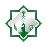 arabic national saudi national day country gradient style icon vector