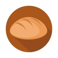 bread menu bakery food product block and flat icon vector