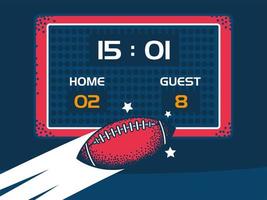 american football banner vector