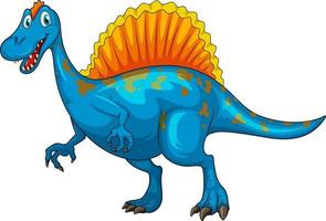 A Spinosaurus dinosaur cartoon character vector