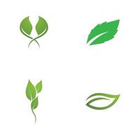 Leaf Green Nature Ecology Element Vector Image