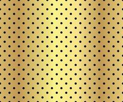 Gold polka dots background vector