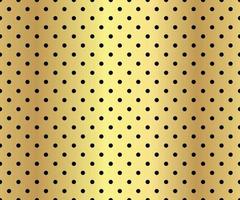 Gold polka dots background vector