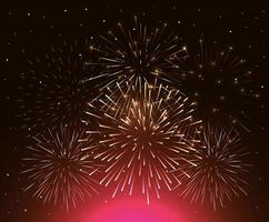 fireworks splash explosion background icon vector