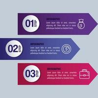 statistical infographic with numbers and business icons vector