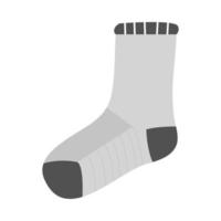 gray sock icon vector design