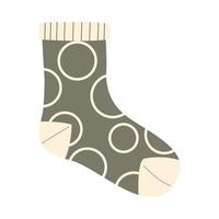 sock with circles vector design