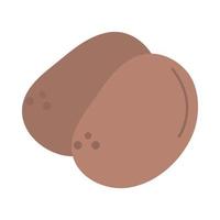 icono de patatas diseño vectorial aislado