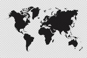 World map and grid background vector