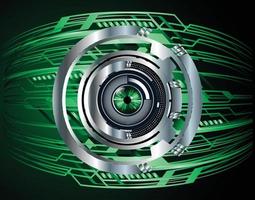 cyber eye circuit future technology concept background vector