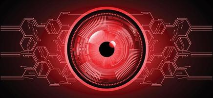 cyber eye circuit future technology concept background vector