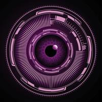 cyber eye circuit future technology concept background vector