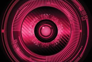 eye cyber circuit future technology concept background vector